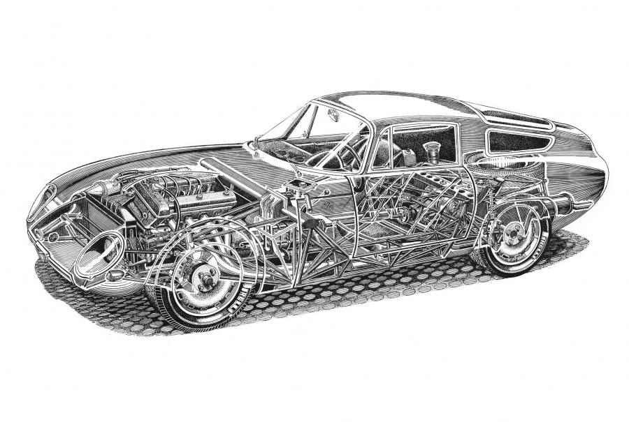 Схема Alfa Romeo Giulia TZ (105) 1963 года  (фото 57 из 58)